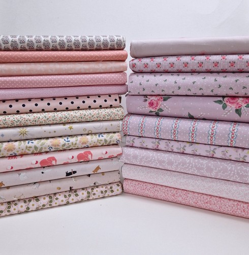 Rosa pallido patchwork cotone - rosa,
