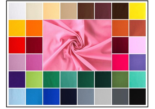 Tessuto cotone tinta unita