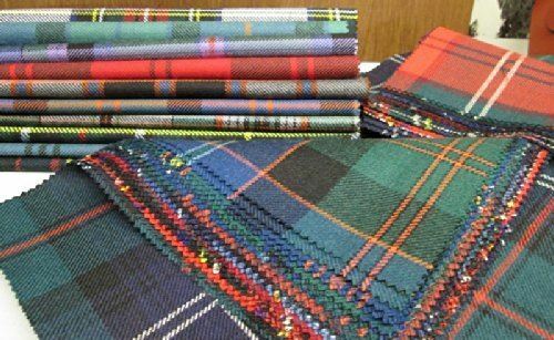 Tartan patchwork 100 lana - tartan,