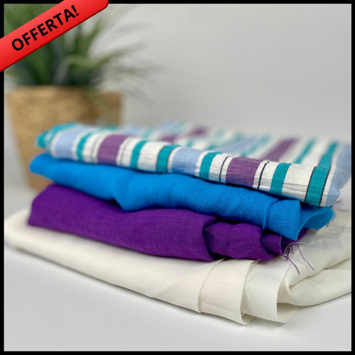 Scampoli tessuti stoffe per - e,