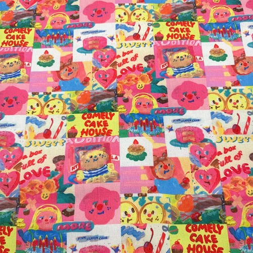 Tessuto stampa patchwork